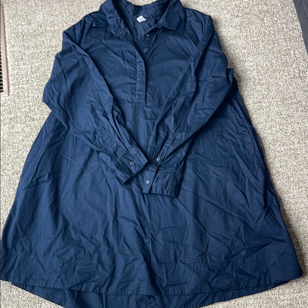 Old Navy Navy Blue Midi Dress